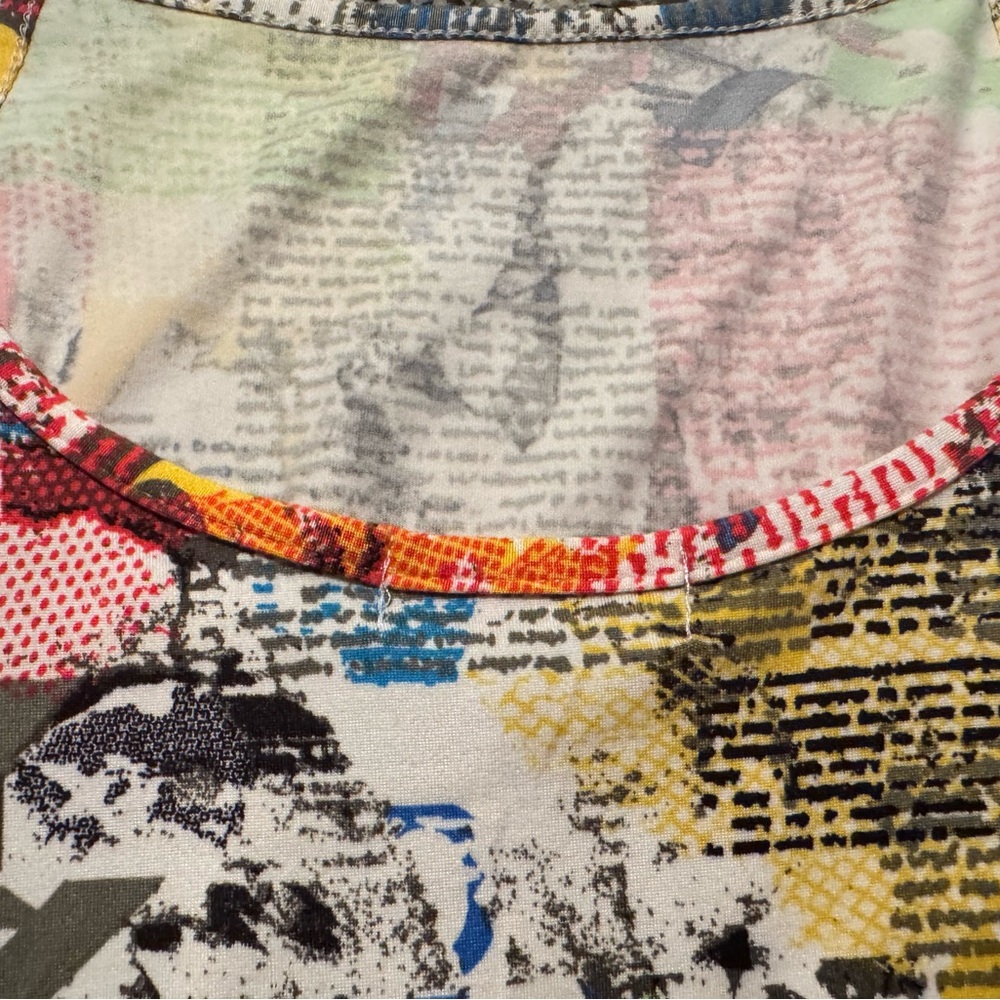Absolutely Multicolor Abstract Mini Dress - Picture 4 of 4
